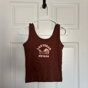 Brown Las Vegas Nevada Tank Top
